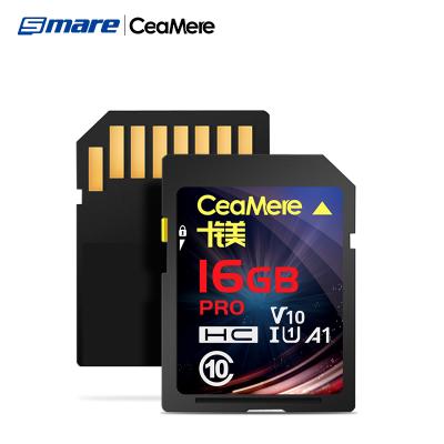 China Plastic Popular High Speed ​​PRO Class 10 85MB/s Memoria From Ceamere Memory Card SD Card 128GB 64GB 32GB 16GB 8GB 256GB UHS-3 Used For Camera for sale