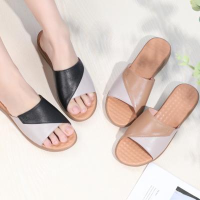 China Summer Dropshipping Outdoor Slippers Casual Women Waterproof Beach Toe Anti-Odor Breathable Light Open Slippers For Women for sale