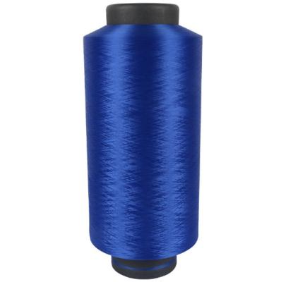 China DTY 200/96 Abrasion-Resistant Dope Dyed Filament Thread 100% Recycled Polyester For Knitting for sale