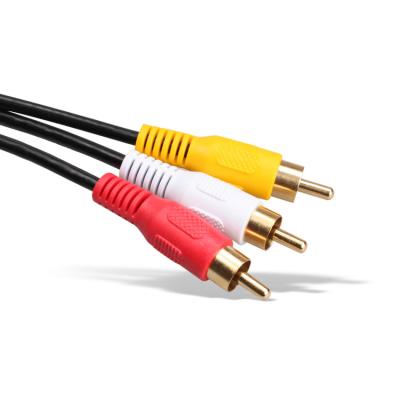 China 3RCA to 3RCA audio video projector cables wires data lines link high quality China top for sale