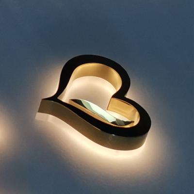 China Other Led Light Wall Signs Building Letters Acrylic Decor 3D LED Logo Custom Led Light Board Outdoor House Sign for sale