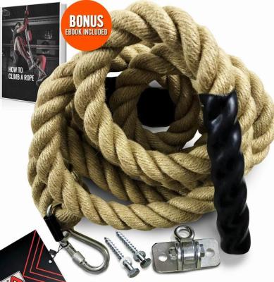 China wear resistant & Durable Easy-install gym climbing rope with supporting hardware for fitness and strength training, fit exercise for sale