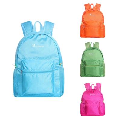 China Fashion Travel Bag Nylon Waterproof Collapsible Backpack Folding Backpack For Day Hiking for sale