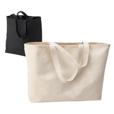 China Popular Simple Style Handled Promotion Factory Cheap Prices Recycle Custom Printed Cotton Canvas Bags Shopping Packaging for sale