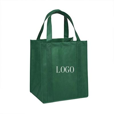 China Grocery Packaging Eco - Friendly Packaging Customized Logo Non Woven Bags for sale