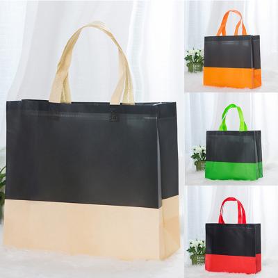 China Factory supply new fashion promotion high quality direct cheap eco-friendly color large reusable custom printed nonwoven tote bags factory supply logo for sale