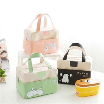 China Customized Reusable Durable Cute Style Fancy Waterproof Food Cooler Bag Keep Thermal Kids Lunch Bag for sale