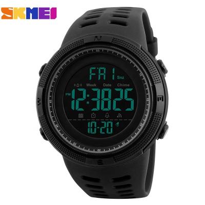 China JY-Mail Digital Watch Skmei 1251 Date EL Alarm Light Display Multi Function Countdown Timer Automatic Sports Waterproof 50M Dual Date Time for sale