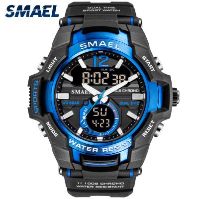 China JY-mail Smael Digital 1805 Automatic Date Watch 5ATM Weekday Time Week Date Alarm Wristwch Night Light Display Men Sport Watch for sale