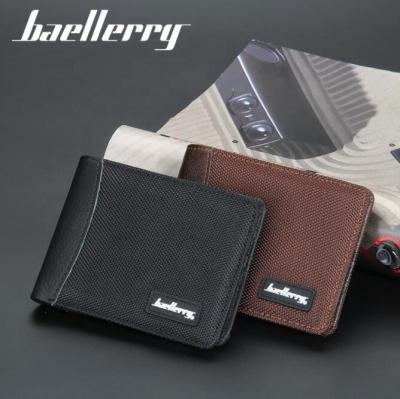 China 2021 Mall D1871 Balellerry RFID JY Mail 2021 D1871 Balellerry Fashion Classic Wallet Clutch Card Slot Simple Stylish Leather Men's Wallet for sale