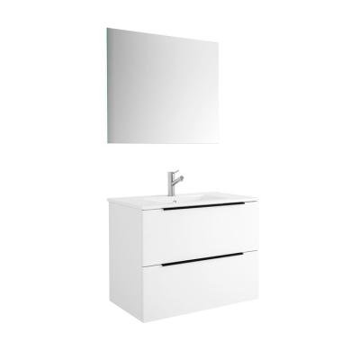 China China Manufacturer Modern Mini Modern Bathroom Vanity Cabinet Set Washroom Bathroom Vanity Mirror Combo Cabinet for sale