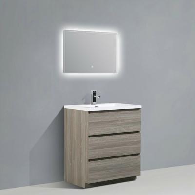 China China Factory Single Position Stainless Steel Flat Door Free Design High Quality Modern Bathroom Vanity for sale