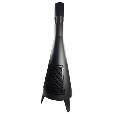 China Large Outdoor Patio Stored Iron Garden Heater Wood Burning Chimenea for sale