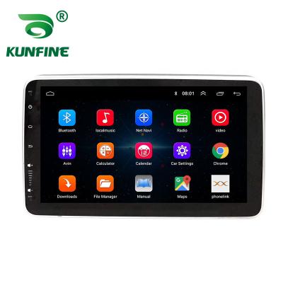 China Universal Quad Inch 2 DIN GPS 10.1 Core Android Car GPS Navigation Player Head Unit Car Stereo Dvd Radio VCR for sale