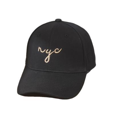 China Common men's and women's letter nyc candy color baseball hat summer embroidered sun protection sports cap hat for sale