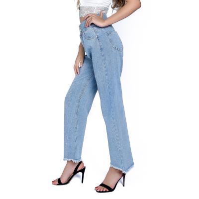 China Vintage Loose Fade Proof Women Jeans Color High Waist Friends Mom Denim Streetwear Female for sale