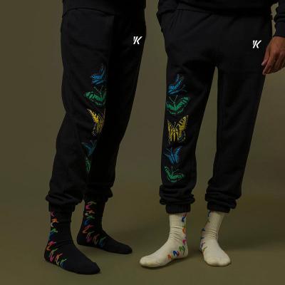 Cina Tasca laterale cintura elastica Summer Spring Sport Joggers Pantaloni da ginnastica ammanettati per uomini attivi in vendita