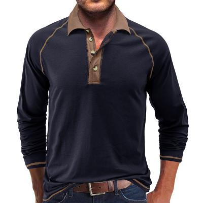 Κίνα 100% βαμβάκι με μακρύ μανίκι Polo T-shirts MACTING Custom Logo Embroidered Casual Golf Jersey προς πώληση