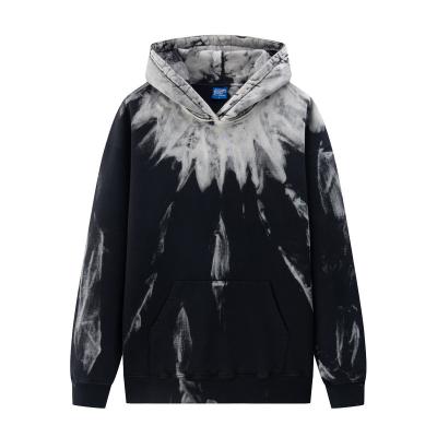 China sudadera con capucha de algodón pesado sudadera con capucha 3D Impresión Puff Invierno Graffiti Gradiente Pullover con capucha Hombres Mujeres en venta