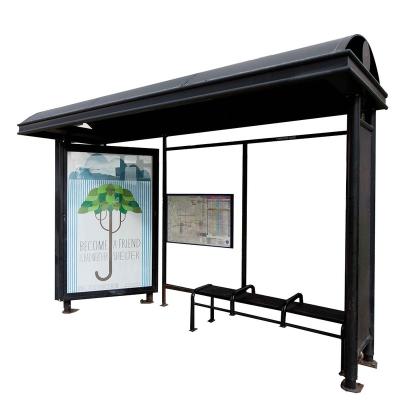 China City Outdoor Furniture Hot Selling Transit Shelter And Public Bus Shelter Price for sale