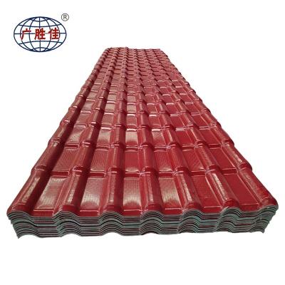 China Modern ASA Resistance Film Resin Building Material Rise - Silicon Calcium Roof Tile Antique Building Life 50 Years for sale