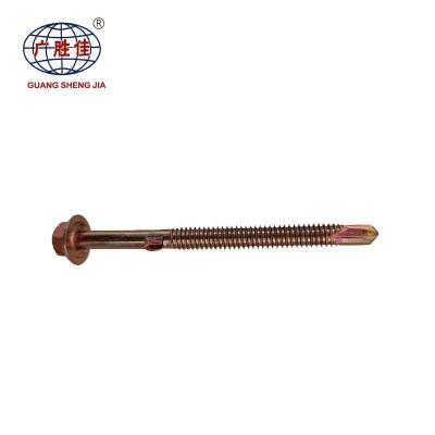 China 6.3 * 75 Modern Carbon Steel 22% Self Tapping Screws For ROOF TILE Installation for sale