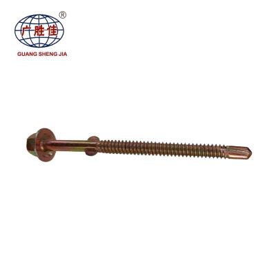 China 5.5 * 75 Modern Carbon Steel 22% Self Tapping Screws For ROOF TILE Installation for sale