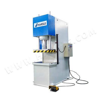 China Building Material Shops HARSLE Y41-100T Single Column Metal Hydraulic Press Machine For C Frame Hydraulic Press Machine for sale