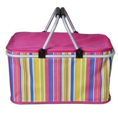 China Wholesale Picnic Time China Factory Lunch Cooler Bag Foldable Insulated Picnic Basket for sale