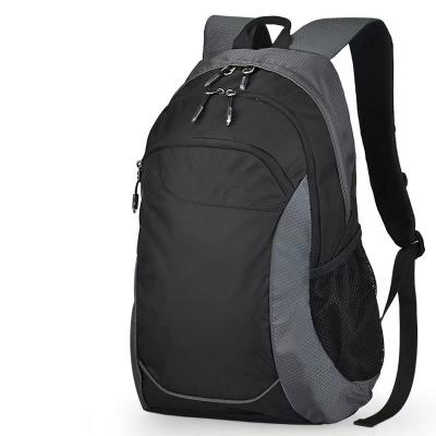 China Waterproof Black 1680D Polyester Computer Travel Hiking Backpack Bag for sale