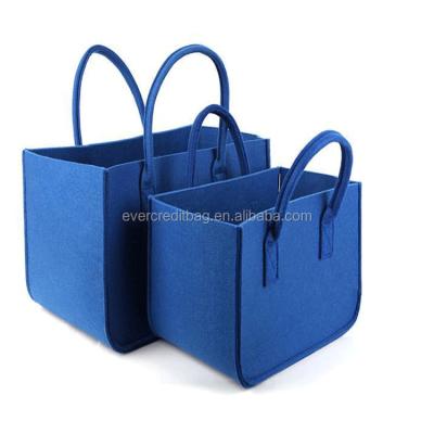 China Tote Bag Custom Felt Tote Bag Felt Bag Felt Organizer Handbag Felt Storage Bag for sale