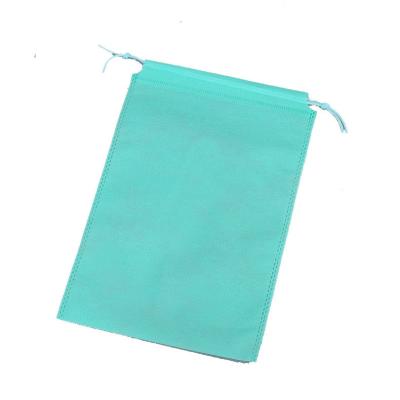 China BIODEGRADABLE recycle non woven fabric bag clothes large drawstring bag in stock ready to ship for sale