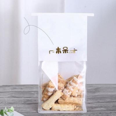 China Best Selling Recyclable and Eco-friendly Custom Print Bakery Food Bags Sandwich Bread Packaging Toast Bag With Tin Tie for sale