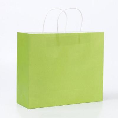 China Recyclable and eco-friendly OEM top quality paper bag with Brown kraft paper handleTakeaway bag for sale