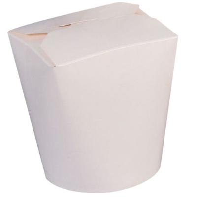 China Disposable Recycled Materials To Go Products Paper Bowl Printed Pasta Paper Box Noodle Packing Cup for sale