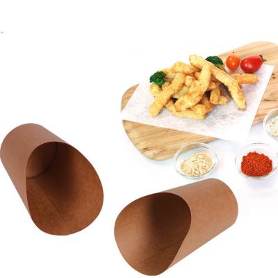 China Bubble Waffle Ice Cream Leakproof Paper Disposable Cup For Fried Food Used For French Fries Dessert Cup for sale