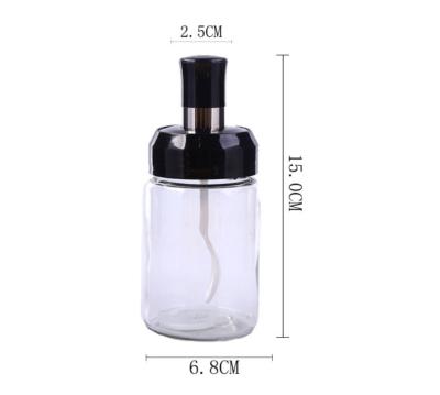 China Custom Plain Kitchen Seasoning Household Spice Storage Glass Bottle Eco Friendly Viable for sale