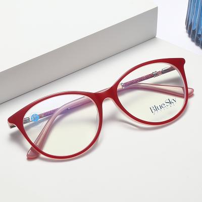 China Acetate Optical Frames Prepare Mazzucchelli Standard Acetate Anti Blue Light Frame Optical Glass River for sale