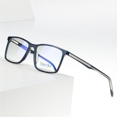 China High Quality Vintage Acetate Optical Frames Square Eyewear Frames Acetate Optical Glass Lenses for sale