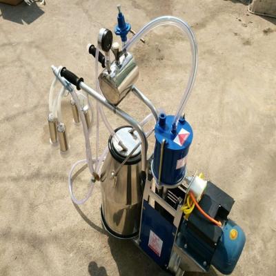 China High effiency Dairy Farming Equipment Double Vacuum Stainless Steel Bucket Milking Machine for sale