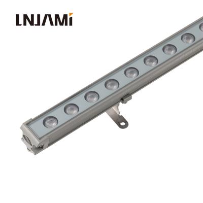 China Building/hotel/plaza/mall/single color IP66 LED wall joint light 24W outdoor narrow bridge beam for LED building lighting for sale