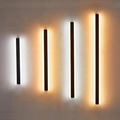 China Wholesale AC85V-265V Tempered Glass Manufacturer Outdoor Wall Mounted Waterproof Led Wall Lights 100CM Length Entrance Lights for sale