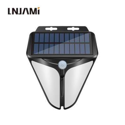 China New Outdoor Lighting Solar Powered Motion Sensor LED Garden Yard Wall Lamp with 3 Modes Optional for Outdoor Lights for sale