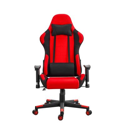 China (Size) 2D Adjustable Adjustable Armrest Car Chair Racing Recliner PU Reclining Gaming Chair for sale