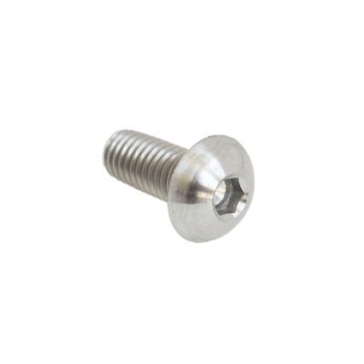 China High Strength Mushroom Head GR5 Ti-6al-4v Titanium Hex Bolts ISO7380 M3 Button Socket Headset Bicycle Bolts For Bicycle for sale