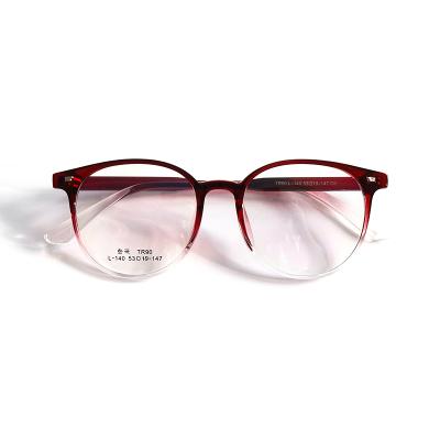 China New Product Super Light Factory Wholesale L-140 ModelTR90 Women's Glasses New 2022 super light tr90 optical glass frames for sale