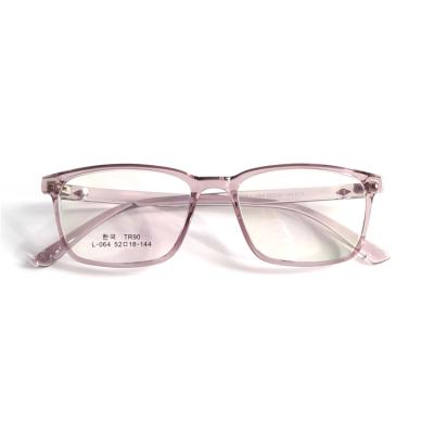 China Latest hot sale L-064 super light light glasses frame super light tr90 to customize glass frame for sale