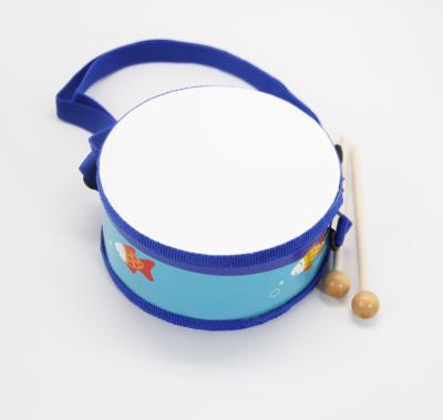 China High quality wooden cartoon toy DF602 double-sided drum drum toy for sale