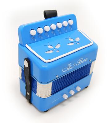 China 2 Bass 7 Keys Mini Toy Accordion Musical Instruments For Children 18.5X10.5X17 for sale