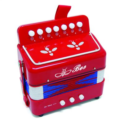 China 2bass kids accordion button type plastic toy accordion for kids 18.5X10.5X17 for sale